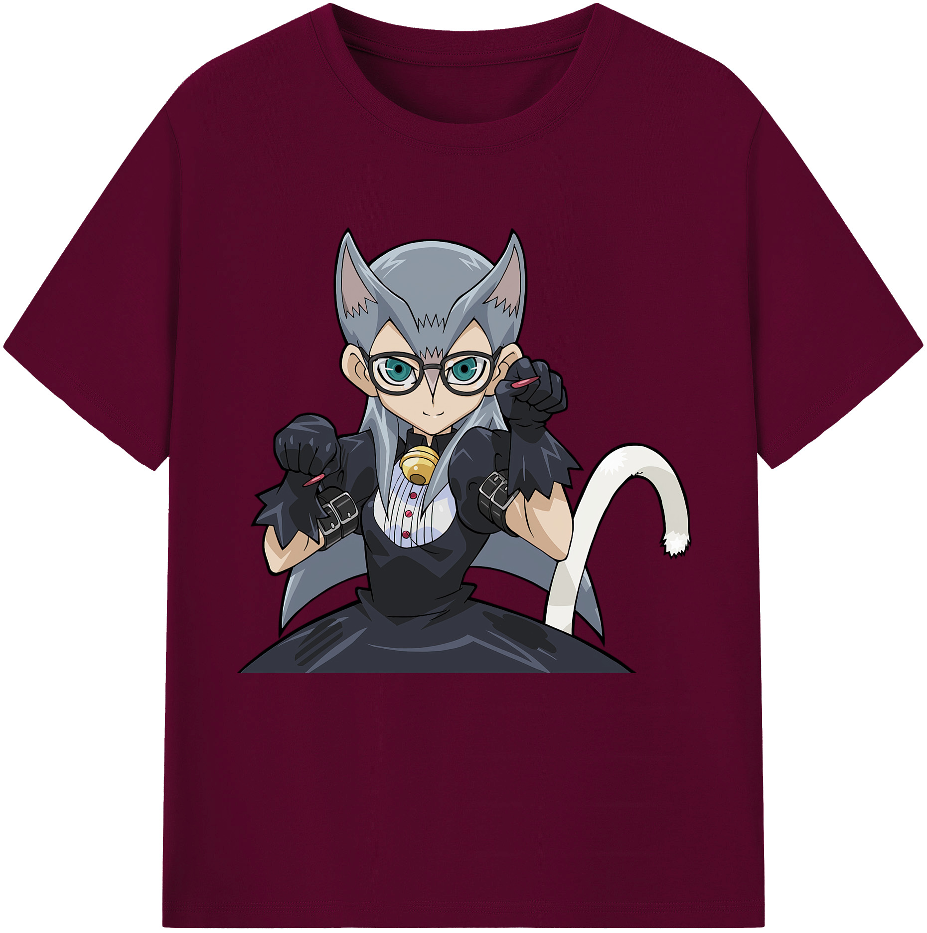 （画像用） 遊☆戯☆王 Yu-Gi-Oh! レディースカジュアルプリントTシャツ（綿100％）
